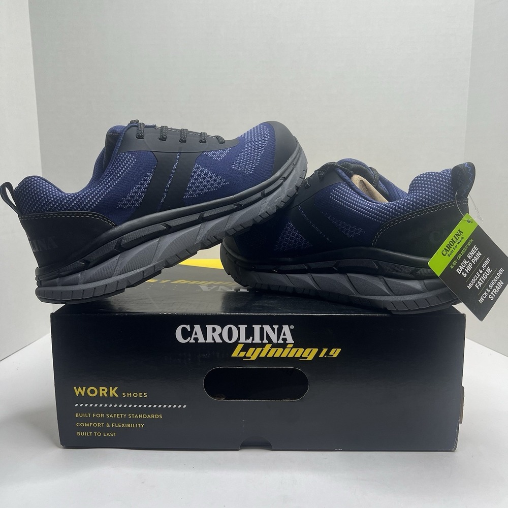 Carolina Voltrex Mens 8.5 D Navy Blue Composite Toe Work Shoes CA1914 NIB